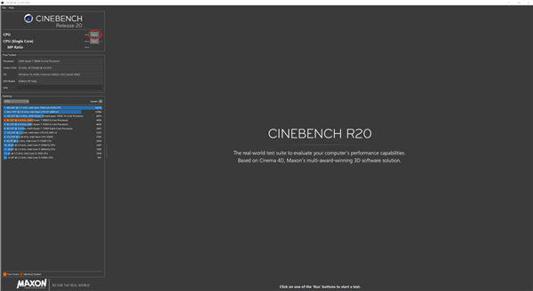 CINEBENCHR20破解版图片5