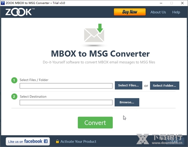 Zook MBOX to MSG Converter截图
