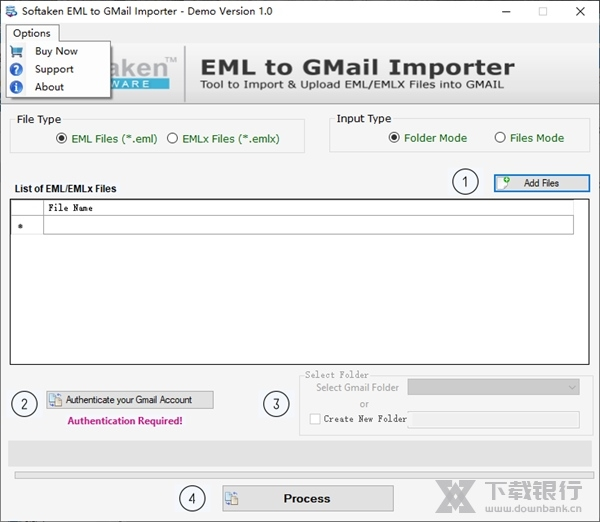 Softaken EML to GMail Importer软件截图2