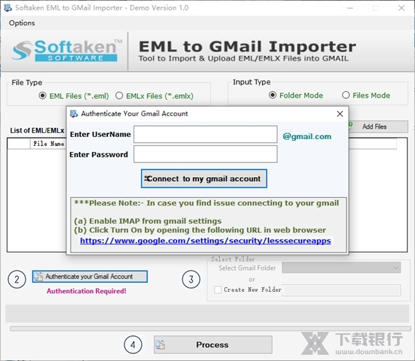 Softaken EML to GMail Importer软件截图5