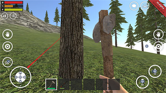 生存模拟器怎么砍树11