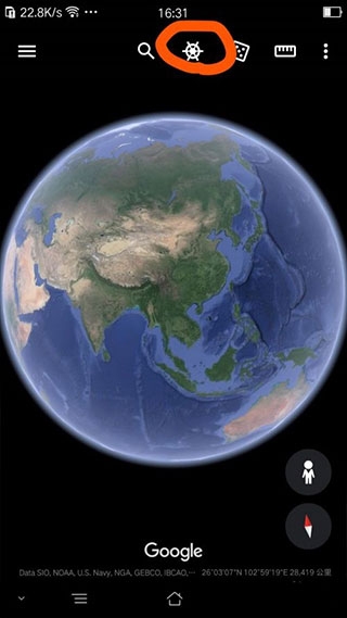 谷歌地球app查看地球夜景方法图片2
