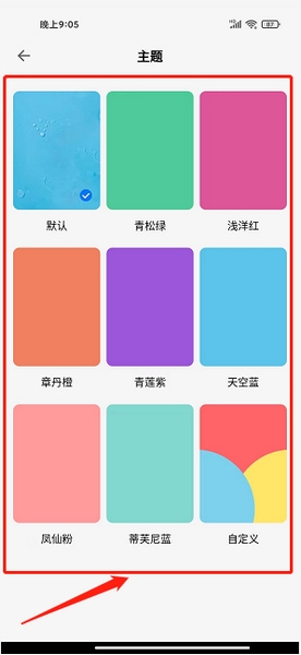 靠谱背单词app主题样式颜色设置教程图片3